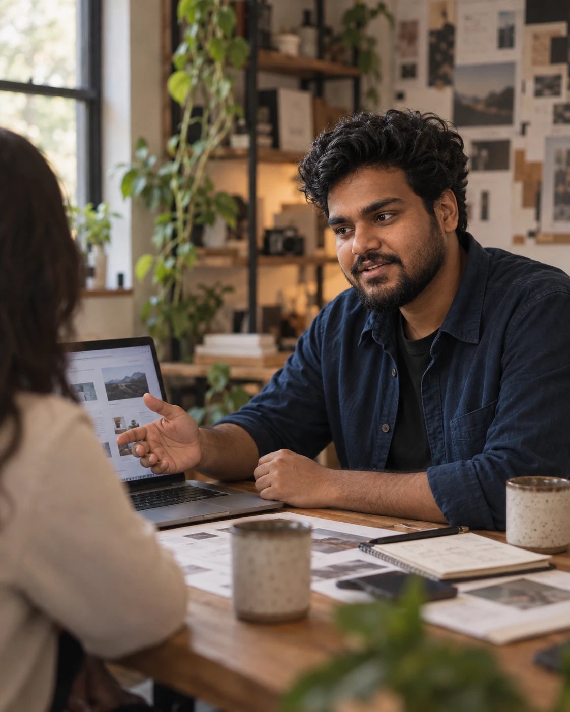 Walking a client through the design