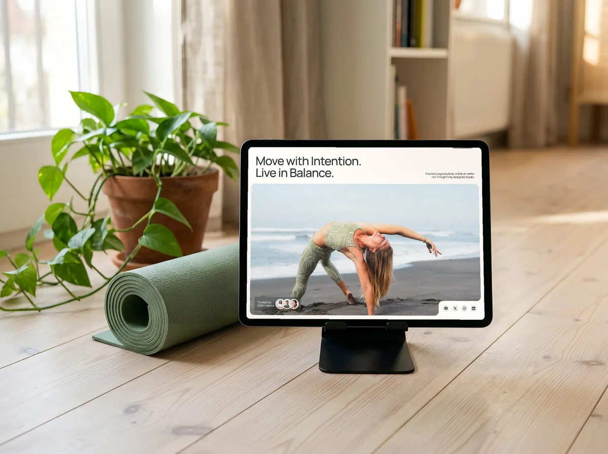 Avara website on a device