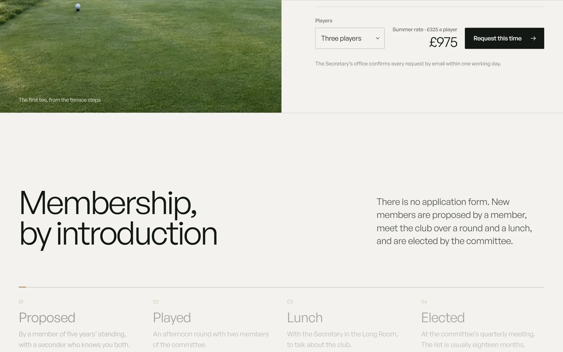 Averleigh website, screen 5