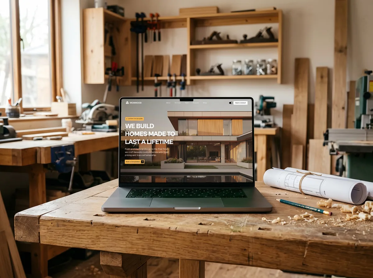 Ironwood website on a device