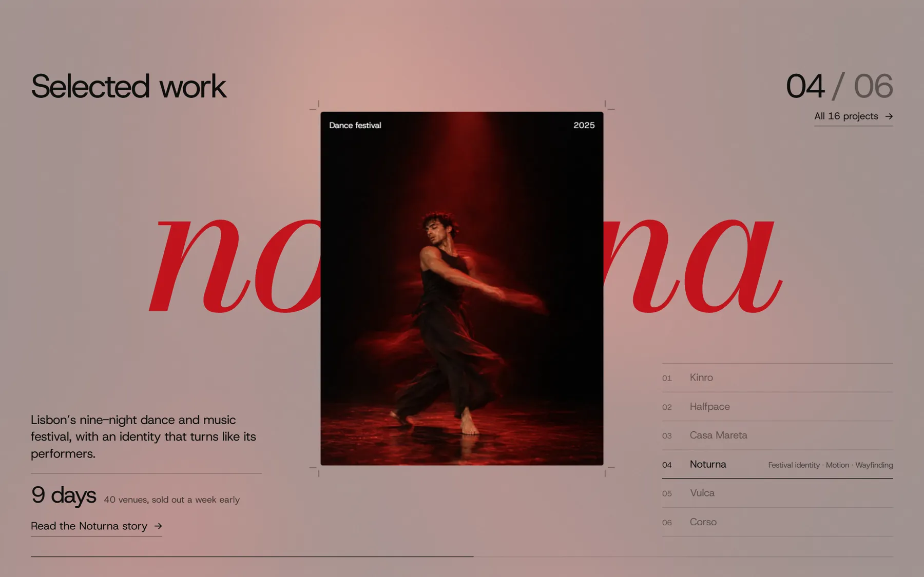 Orvel website, screen 7