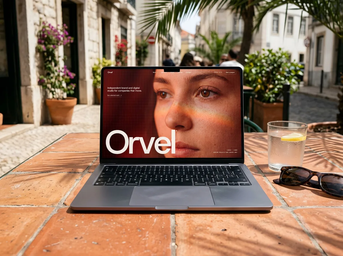 Orvel website on a device