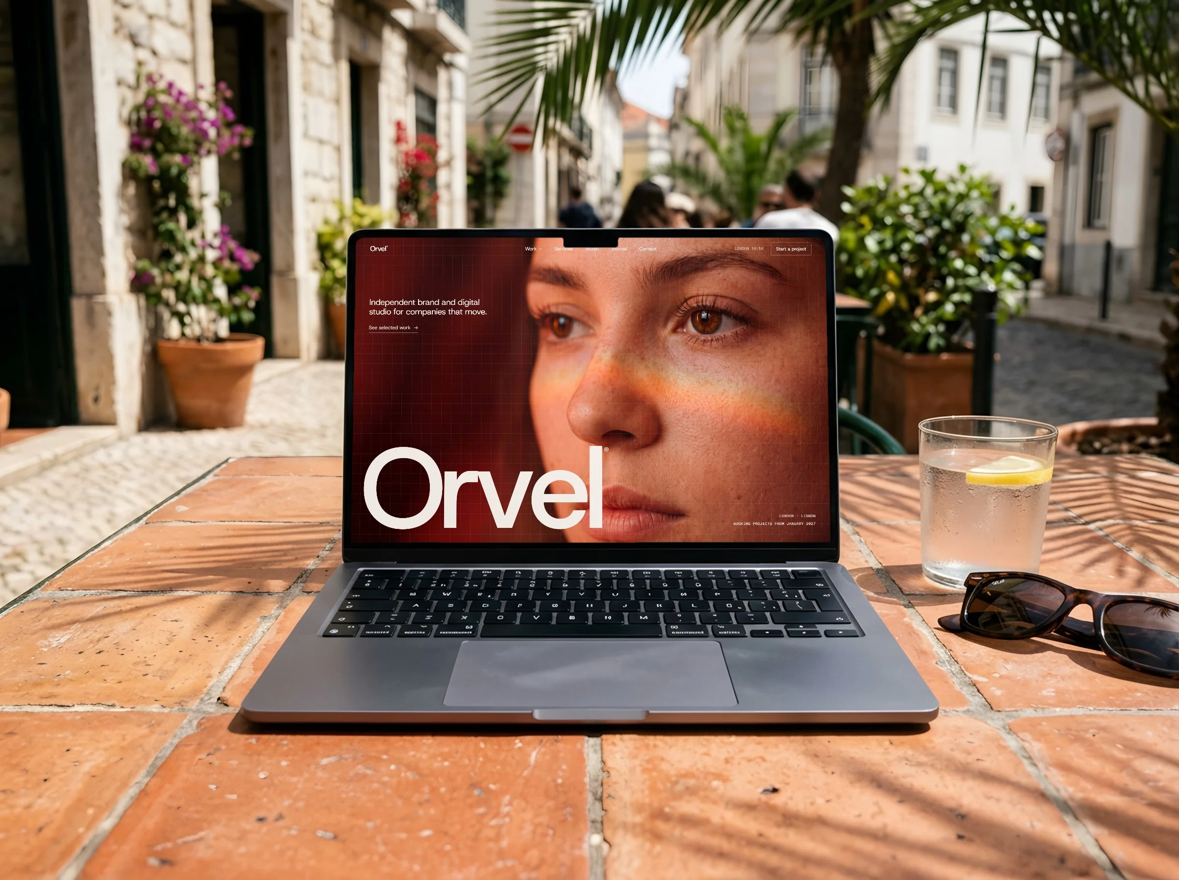 Orvel website on a device