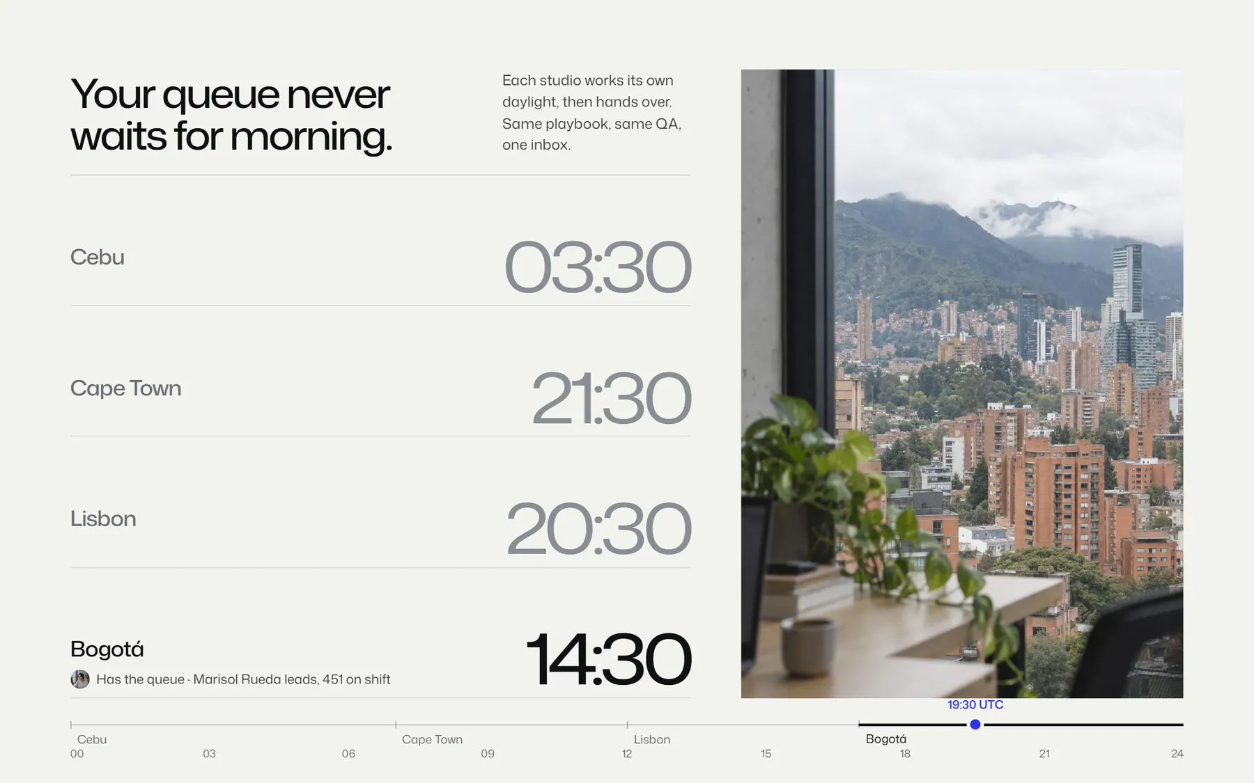 Parley website, screen 6