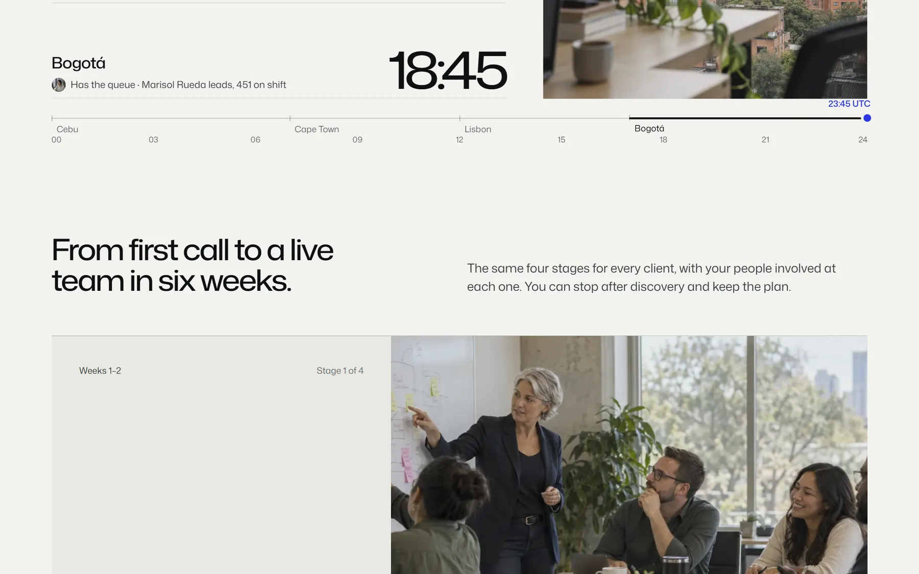 Parley website, screen 7