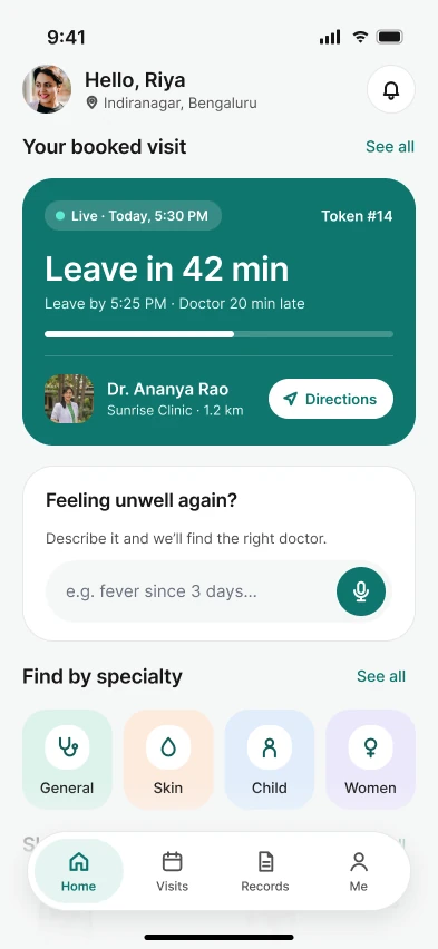 Samay: Your visit, live on home