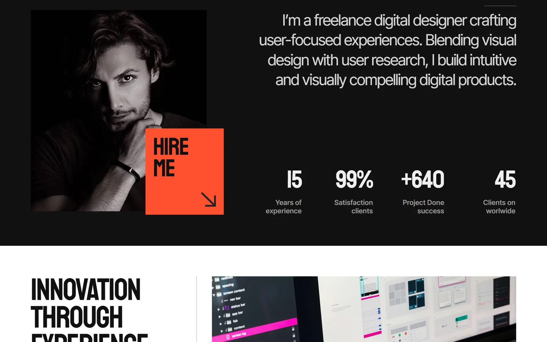 ShowIn, another section on desktop
