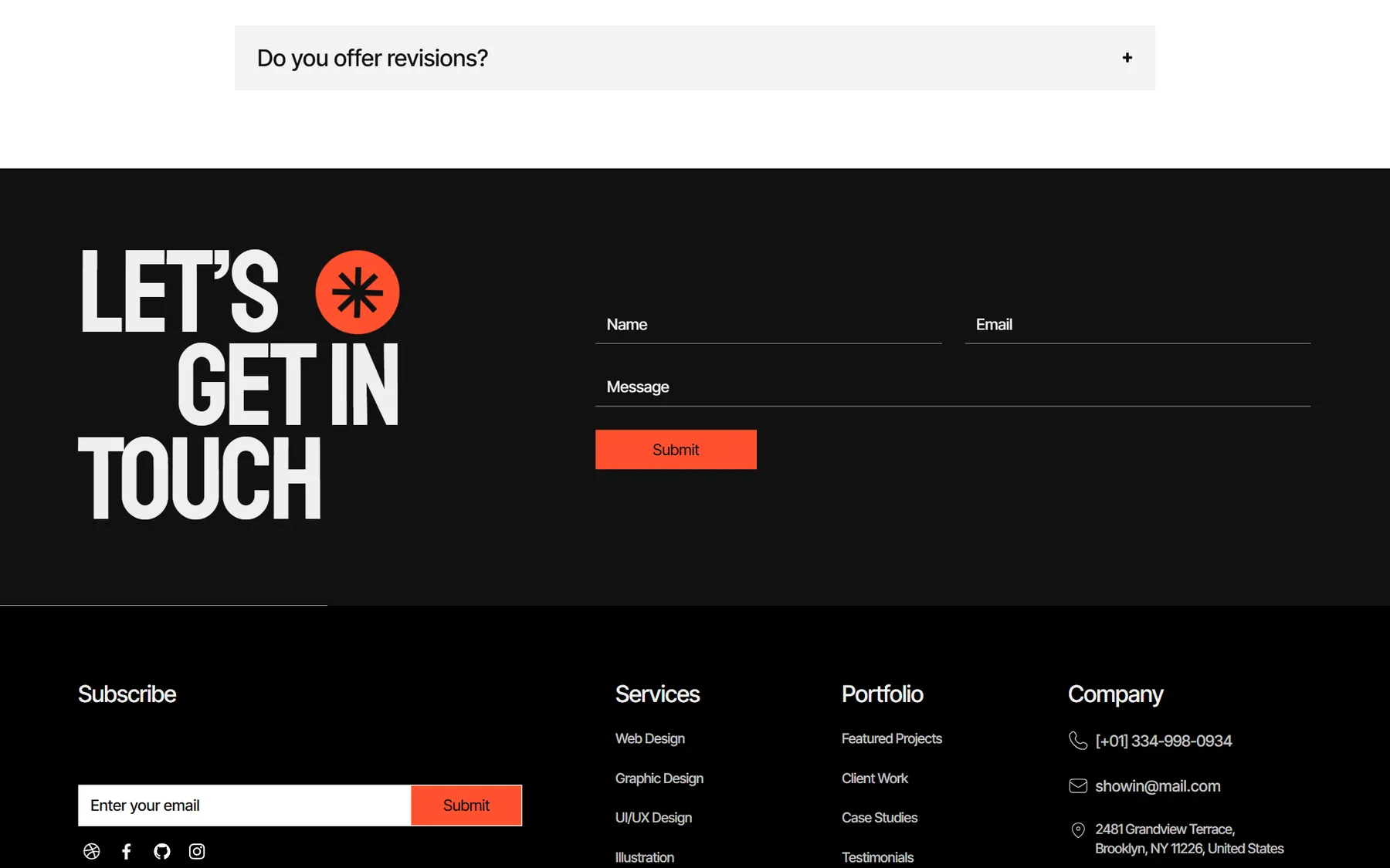 ShowIn website, screen 6