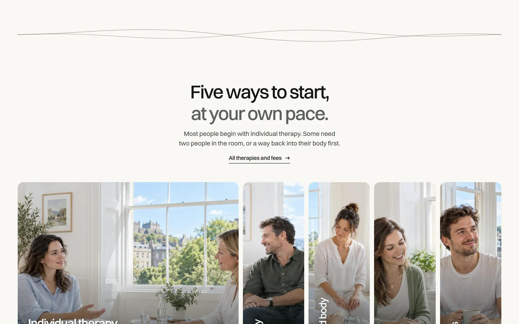 Stillroom, another section on desktop